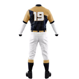 Uniforme de béisbol de gran tamaño para equipo de alta calidad, Material duradero, último diseño, uniforme de béisbol de bajo precio - Product Image 3