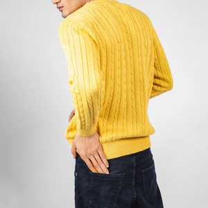 Pull à col rond respirant pour hommes Pulls doux et décontractés pour hommes Pulls classiques au design personnalisé - Product Image 4