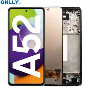 For Samsung Galaxy A52 4G LCD Display Touch Screen Digitizer With Frame For Samsung A52 4G A525 SM-A525M Display Touch Screen