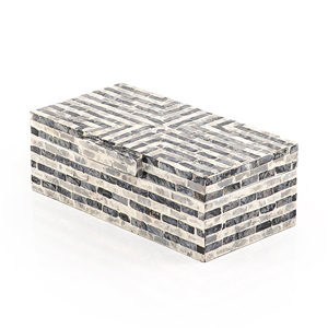 Great quality <b>mother</b> of pearl shell inlay jewellery box factory direct supply MOP trinket <b>boxes</b> - Product Image 4