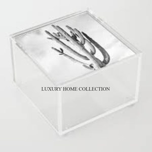 Caja dulce con base acrílica de metal de diseño único con estilo de acabado antiguo para ocasiones de regalo festivas de embalaje dulce de lujo - Product Image 3