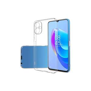 Coque arrière ultra-fine antichoc Netzy en silicone transparent avec emplacement pour carte pour Tecno Camon 19 Neo Spark 7 10C A53 A34 en TPU souple - Product Image 1
