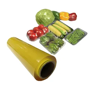 PVC Cling Film Roll For Keeping Food Fresh LLDPE Kitchen Wrapping Custom Sizes Made In Vietnam ODM Supplier At Good Price