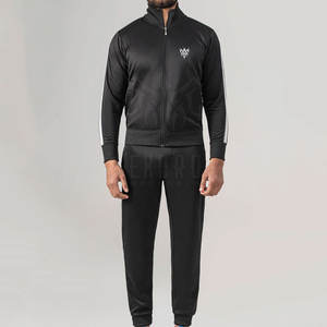 ชุดวอร์มเข้ารูปสำหรับผู้ชายสีพื้นมีฮู้ดสำหรับฤดูหนาวระบายอากาศได้ดีน้ำหนักเบาพิมพ์โลโก้ได้หลายสี - Product Image 1