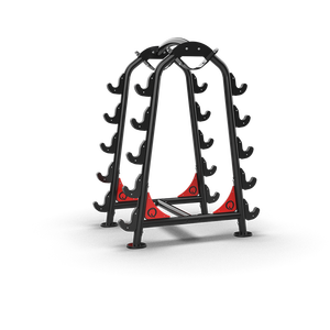 QLI QBSR92 Heavy Duty Metal Safety Barbell <b>Storage</b> Rack Professional Gym Rack for Organizing Multiple Barbells - Product Image 4