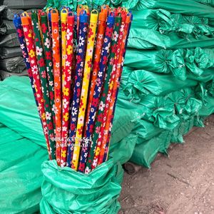 Bâtonnets de balai à franges du vietnam, manche télescopique en bois d'eucalyptus naturel, manche en pvc, balayeuse d'escoba - Product Image 6