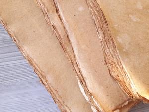 Antique cotton rag Handmade <b>paper</b> <b>A4</b> 20.5 cm X 30 cm 130gsm 100% Cotton Rag sheets Deckle - Product Image 4