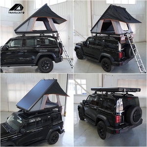 Tente de toit rigide en aluminium pour voiture, prête à être expédiée, en stock, pour le camping en plein air - Product Image 5