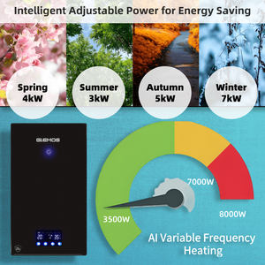 Chauffe-eau électrique instantané intelligent à économie d'énergie de nouvelle conception pour hôtel, maison, garage, douche - Product Image 5