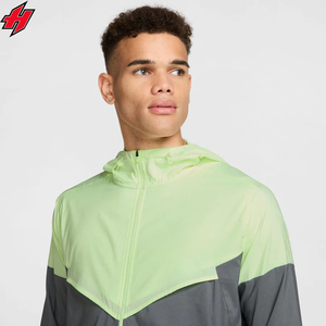 Wholesale Windbreaker <b>Shorts</b> Set Streetwear <b>Nylon</b> Mesh Lining Custom Men's Breathable Windbreaker Sets - Product Image 4