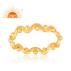 Anillo de Plata de Ley 925 hecho a mano con diseño ondulado, joyería de plata para mujer, regalo para ella - Product Image 1