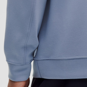 Moda personalizada urbana hombres Casual ligero manga larga polar pulóver sudadera sudaderas con capucha para hombres - Product Image 5