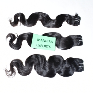 Cheveux longs vierges vietnamiens cuticule alignée vague de corps soyeuse crue avec temple paquet de cheveux indiens naturels sans poux vendeur de confiance - Product Image 3
