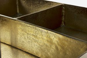 Meubles de salon de luxe de haute qualité Table basse moderne nordique Table basse unique plateau carré avec verre - Product Image 5