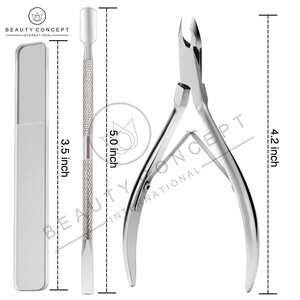 Pince à cuticules professionnelle en acier inoxydable durable, service OEM sur mesure, concept beauté, vente en gros - Product Image 2