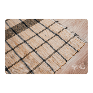 Tapis en jute Baaz Tapis naturel rustique et durable adapté aux zones à fort trafic Écologique et facile à nettoyer - Product Image 5
