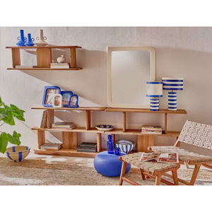 Taburete de Bar Plegable Portátil Moderno de Madera Maciza y Acero para Villa, Parque, Escuela - Silla de Comedor para Exteriores - Product Image 5