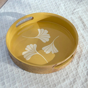 Vajilla redonda de madera Bandeja para servir - Product Image 3