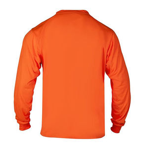 Camisa de Seguridad de Secado Rápido para Construcción, Manga Larga, Reflectante, con Logotipo Personalizable, Transpirable, de Poliéster de Alta Visibilidad, en Existencia en EE. UU. - Product Image 4