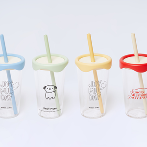 <b>Reusable</b> Tritan Tumbler <b>Cup</b> with Straw 500ml-Cute Design for Giveaways - Product Image 1