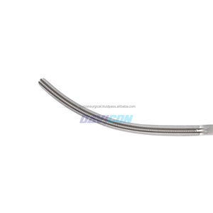 Pince DeBakey Thoracoscopique en Acier Inoxydable 65mm Courbée, Mâchoires Atraumatiques 1x2, Tige de 10mm, Ratchet, Longueur de Travail 23cm, 12.75'' - Product Image 6