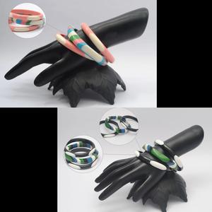 Bracelets et joncs en résine pour femmes, nouvelle collection, bijoux de style ange pour les fêtes et les mariages, haute qualité - Product Image 5