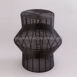 Wire Mesh <b>Black</b> Side <b>Table</b> - Product Image 3