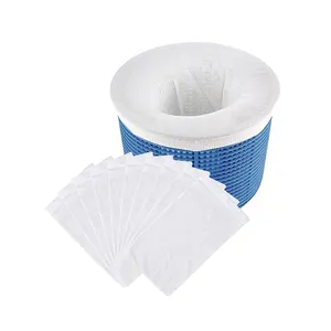 Set Filter Storage Pool Skimmer Socks Nylon Swimming Pool Filter Socks for Trash Baskets Skimmers White Pool Supplies