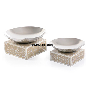 Juego de tres cuencos de chocolate Diseño de forma redonda Cuenco dulce Diseño árabe Nuevo cuenco de chocolate de metal - Product Image 6