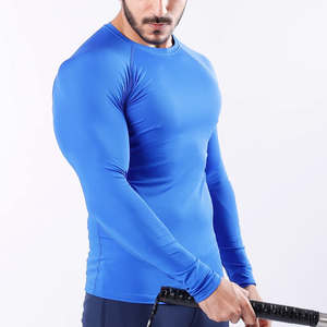 Chemises pour hommes Impression par sublimation complète personnalisée Chemise de course à manches longues Manches longues T-shirt de sport pour hommes - Product Image 5