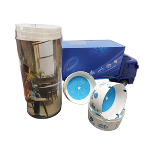 Cendrier jetable écologique classique portable à paroi simple avec impression en relief pour la maison, les restaurants et les hôtels - Product Image 1