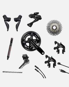 SUPER OFERTAS Grupo de Transmisión Shi-mano Dura-Ace R9200 Di2 (Negro) (2 x 12 Velocidades) (11-30T) (Freno de Disco) - Product Image 2