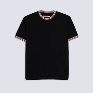 T-shirt de sport respirant pour homme, coupe décontractée, extensible dans les quatre sens, idéal pour la course à pied - Product Image 1