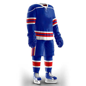 Uniforme de Hockey sobre Hielo Sublimado Personalizado, Transpirable, Ecológico, de Secado Rápido, Ropa Deportiva, Nuevo Conjunto de Hockey sobre Hielo de Poliéster para Adultos, OEM - Product Image 2