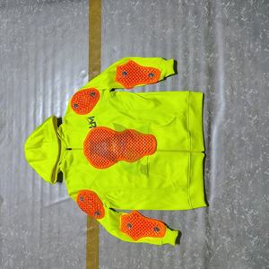 Sweat à capuche motard noir pour homme Protection blindée approuvée CE avec polaire entièrement doublée et tissu aramide Sweat à capuche moto grande taille - Product Image 6