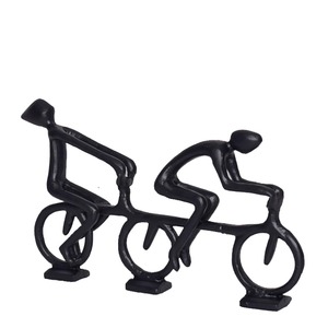Recién llegado, escultura de ciclismo, escultura decorativa de Metal, ideal para oficina y hogar, escaparate de mesa único - Product Image 3