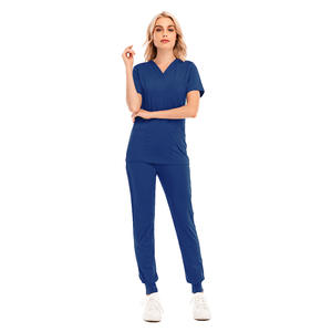 Anti-âge imperméable doux tissu infirmière hôpital uniforme ensemble médical mat Polyester pour lavage des mains vêtements vêtements de travail - Product Image 6