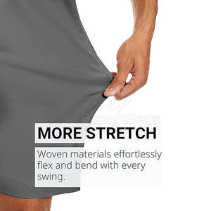 Pantalones Cortos de Golf de Lona Ligeros para Hombre, Ropa Deportiva Informal, Diseño Transpirable para Entrenamiento y Actividades al Aire Libre - Product Image 5