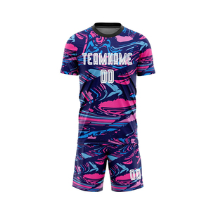 Uniforme de Fútbol Personalizado 2025, Nombre del Equipo Personalizado, Color Sólido, Sublimación, 100% Poliéster, Secado Rápido, Servicio OEM - Product Image 2