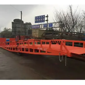10 tonnes 15 tonnes chariot robuste rampe de déchargement hydraulique mobile