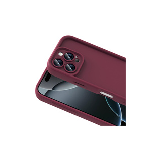 Funda de Silicona Netzy SAFA con Diseño de Piña para iPhone 16 Pro, Carcasa Rectangular Negra con Recubrimiento Electrolítico Antihuellas para la Cámara - Product Image 4