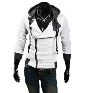 Mode 2024 Slank Streetwear Vest Met Capuchon Voor Heren
