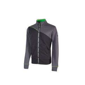 Sudadera con capucha y cremallera completa Uranus Asphalt Grey para hombre de la marca de la semana de verano - Product Image 1