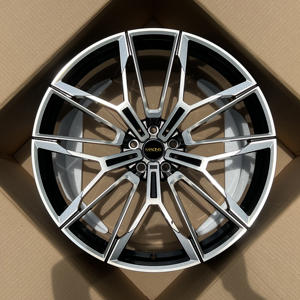 REP 7106F 20 Inch Multi-Spokes 5-holes Black Milling Face 5-112 avec 66.5 Low quantité minimale de commande Personnaliser Jante Forgée Prêt à Expédier pour <span class=keywords><strong>BMW</strong></span> M4 - Product Image 3