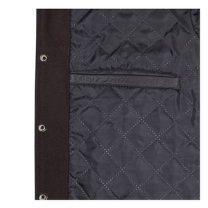 Chaquetas de Hombre de Alta Calidad Superior, Tela Personalizada de Alta Calidad, Ropa Urbana Hecha a Medida, Chaqueta Bomber Cálida, Chaqueta Universitaria con Letras - Product Image 4