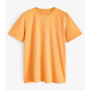 T-shirt basique d'été pour garçons, coupe classique, en coton super peigné, couleur unie, hauts basiques pour couleur unie - Product Image 2