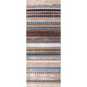 Manchaha 9x12 Hand Knotted Wool & Bamboo Silk Rugs Geometric Pattern Living Room Carpet & Hallway Rectangle Les-2654 <b>Grey</b> Black - Product Image 1