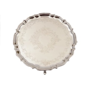 <b>Round</b> Shape Dinner <b>Table</b> Top Food Breakfast Server Dishes Serving <b>Tray</b> Solid <b>Tray</b> For Dinner <b>Table</b> Top Server <b>Tray</b> Hotel Wedding - Product Image 6