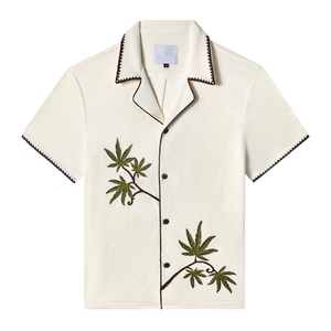 เสื้อเชิ้ตแขนสั้นคุณภาพสูงสำหรับผู้ชาย ลายพิมพ์ตามสั่ง เหมาะสำหรับวันพักผ่อนริมชายหาดและแฟชั่นลำลองฤดูร้อน - Product Image 6