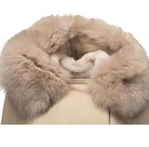 Veste en cuir grande taille pour l'hiver professionnel nouveauté 2024 Service OEM/ODM veste en cuir à capuche en fourrure - Product Image 6